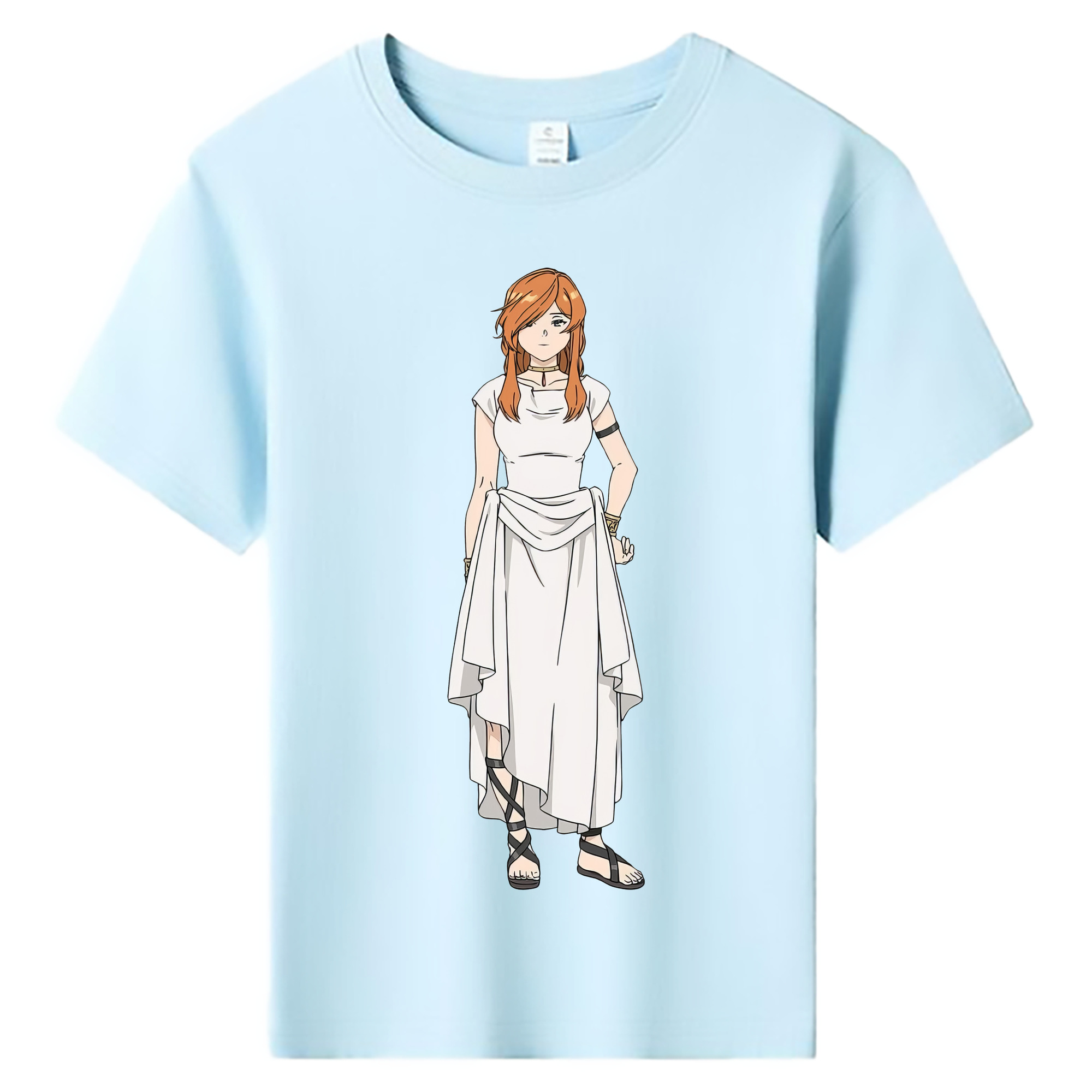 （画像用） 葬送のフリーレン Frieren 綿100％キッズTシャツ（フロントプリント）